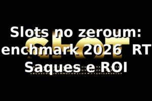 Slots no zeroum: Benchmark 2026 📊 RTP, Saques e ROI